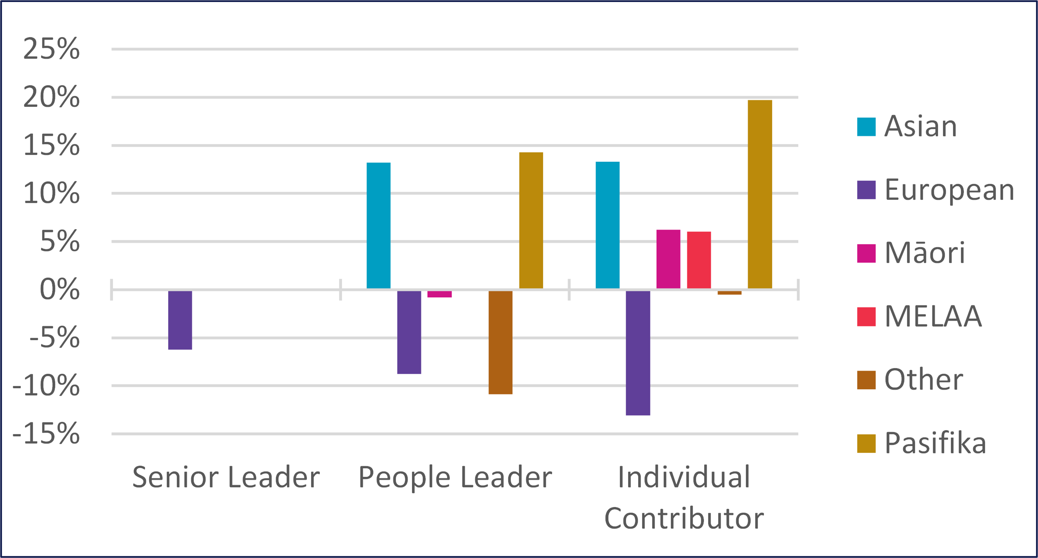 dei ethnic pay gap seniority